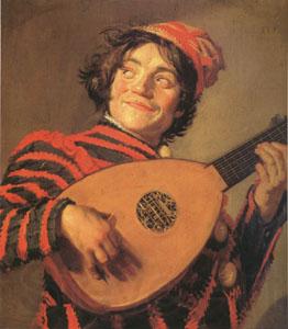 Frans Hals Jester with a Lute (mk05) Norge oil painting art